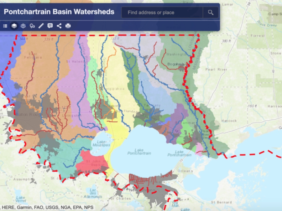 Pontchartrain Basin Watersheds