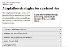 Adaptation Strategies For Sea-Level Rise