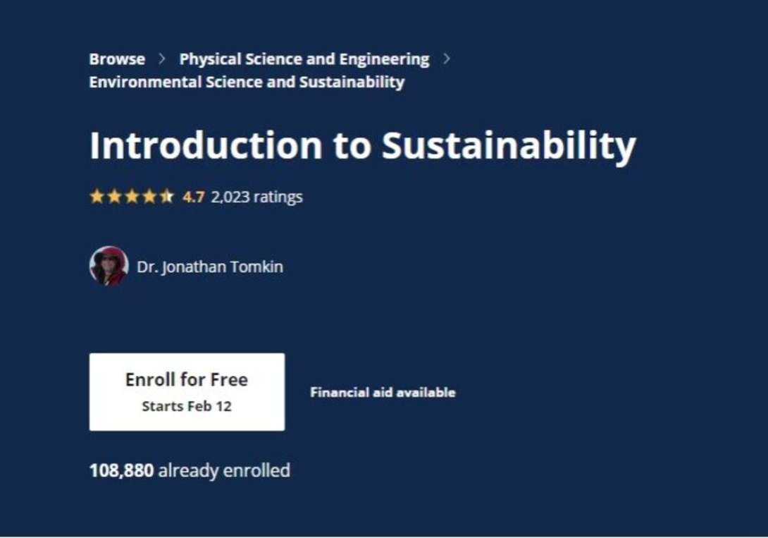 Introduction To Sustainability