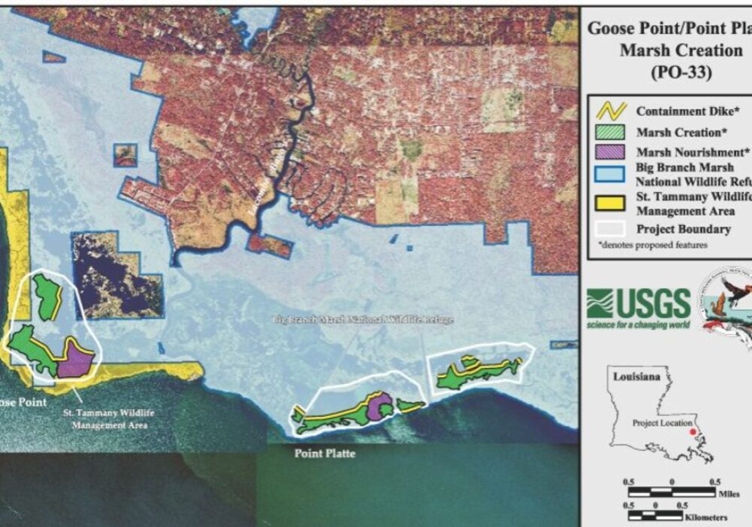 Goose Point/Point Platte Marsh Creation (Po-33)