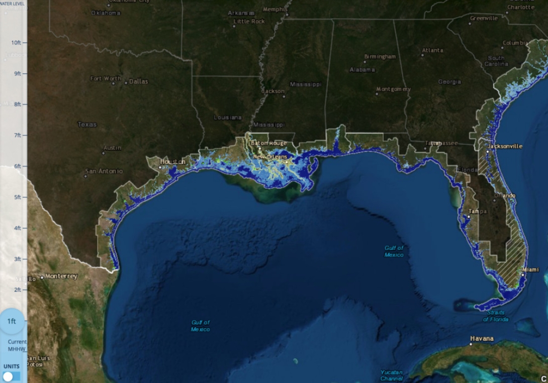 Sea Level Rise Viewer | Pontchartrain Conservancy