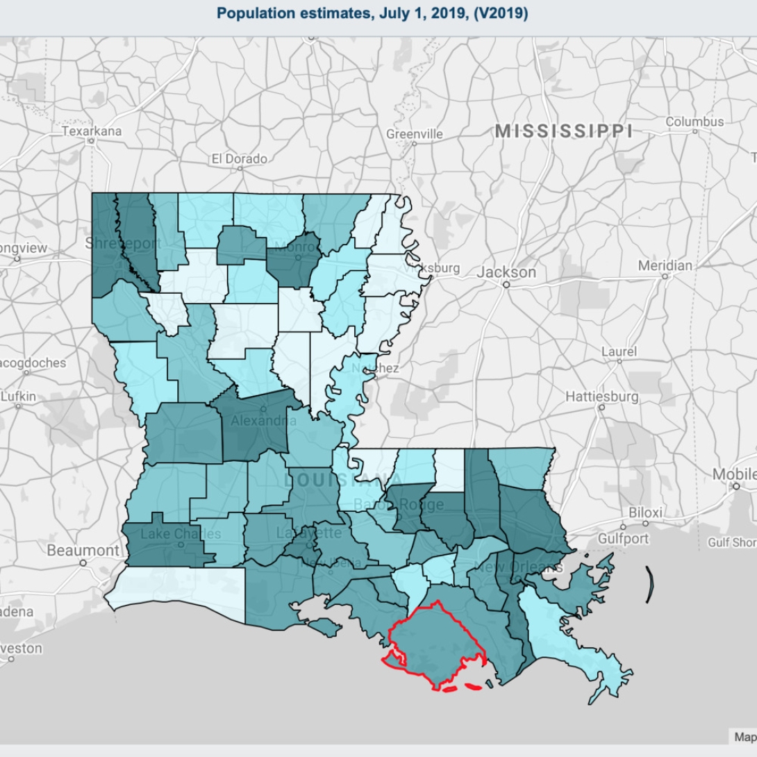 Census Data For Terrebonne Parish