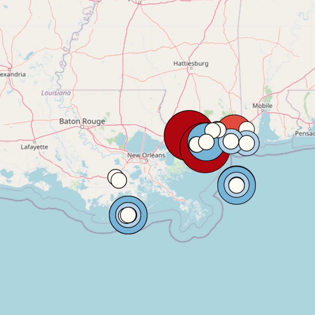 Microplastic Sampling Map