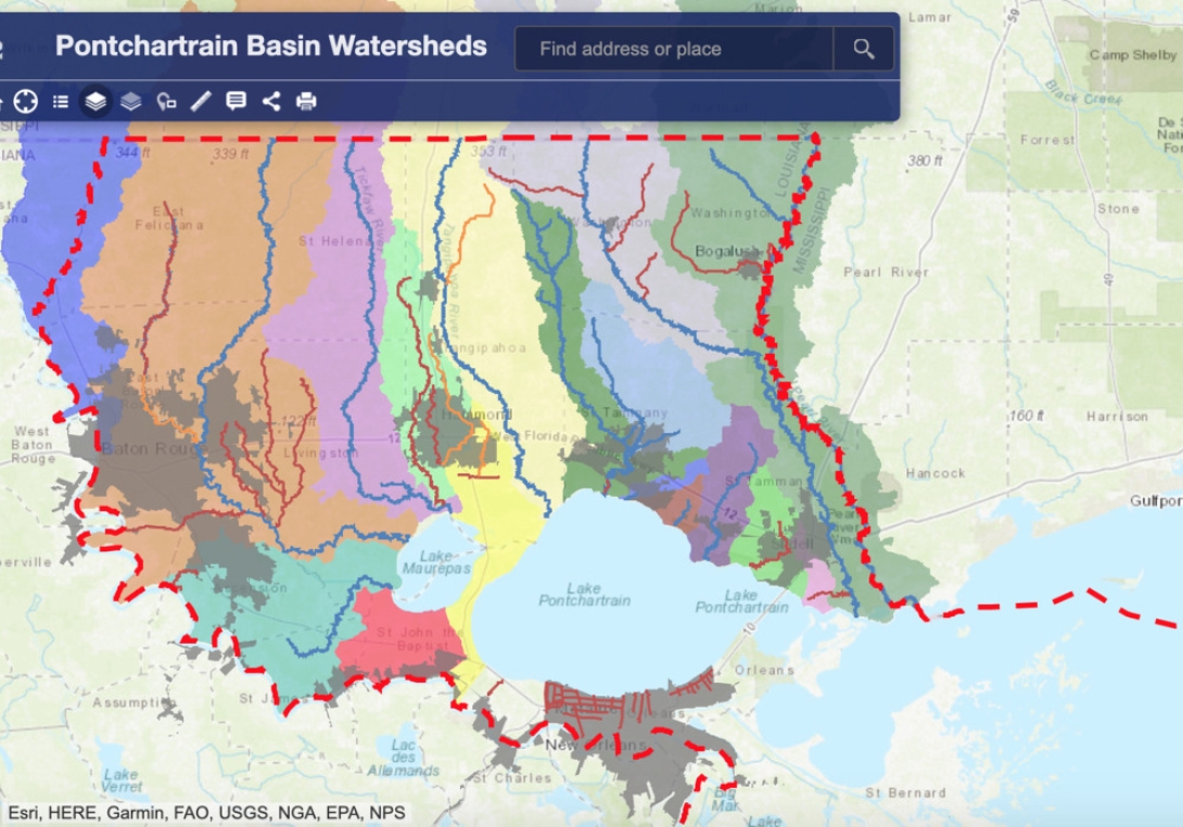 Pontchartrain Basis Watershed